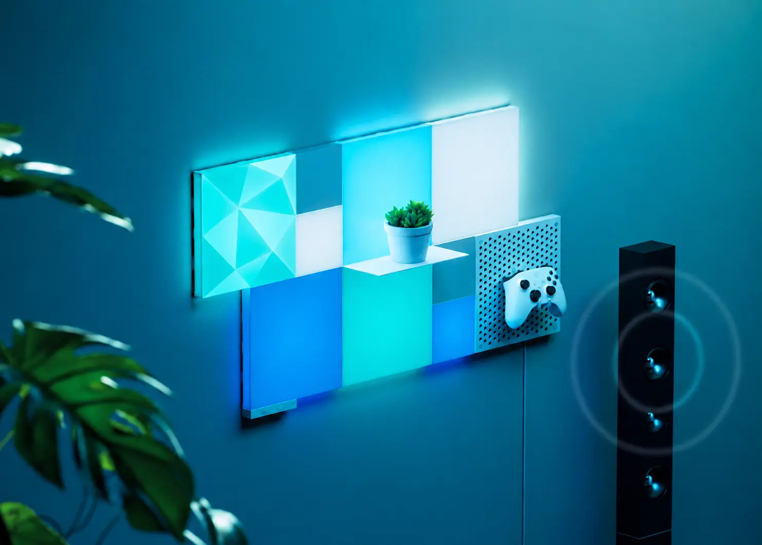 Nanoleaf Blocks - panneaux lumineux réactifs aux sons et à la musique