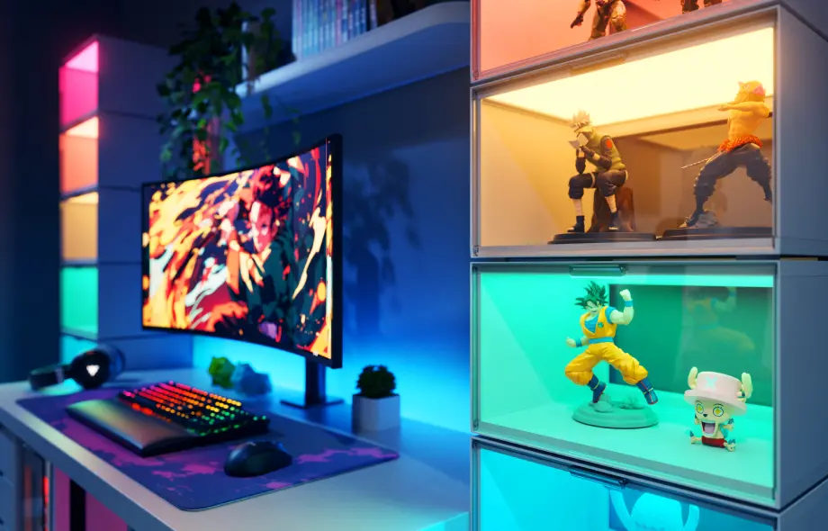 Vitrines LED Nanoleaf EXPO pour figurines et objets de collection