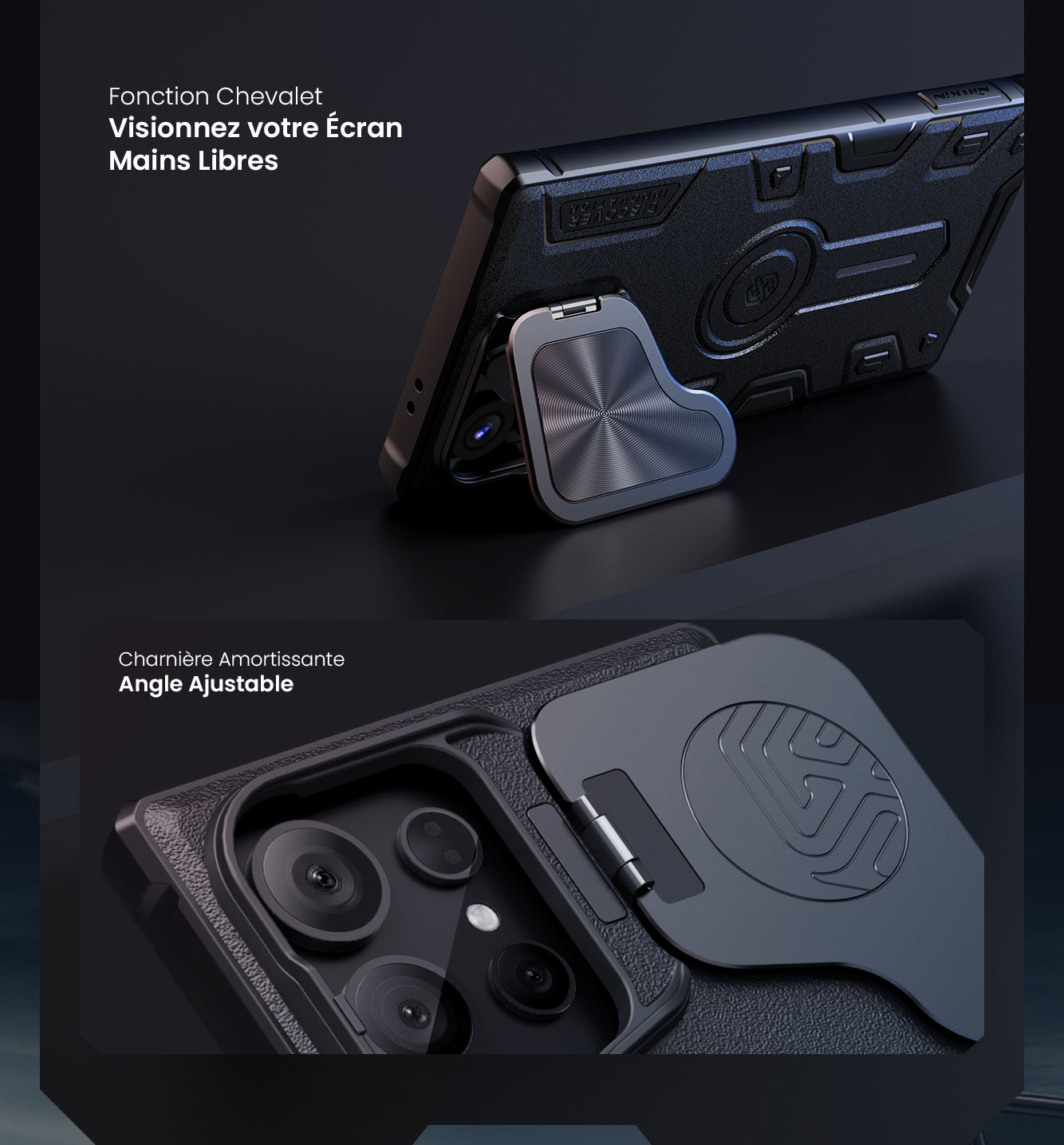 Coque Antichoc NILLKIN CamShield Armor Prop pour Galaxy S24 Ultra