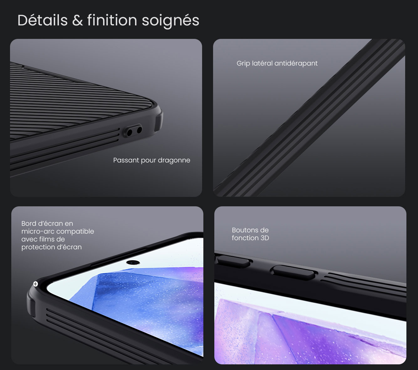 Coque NILLKIN CamShield Pro Case pour Galaxy A56 5G