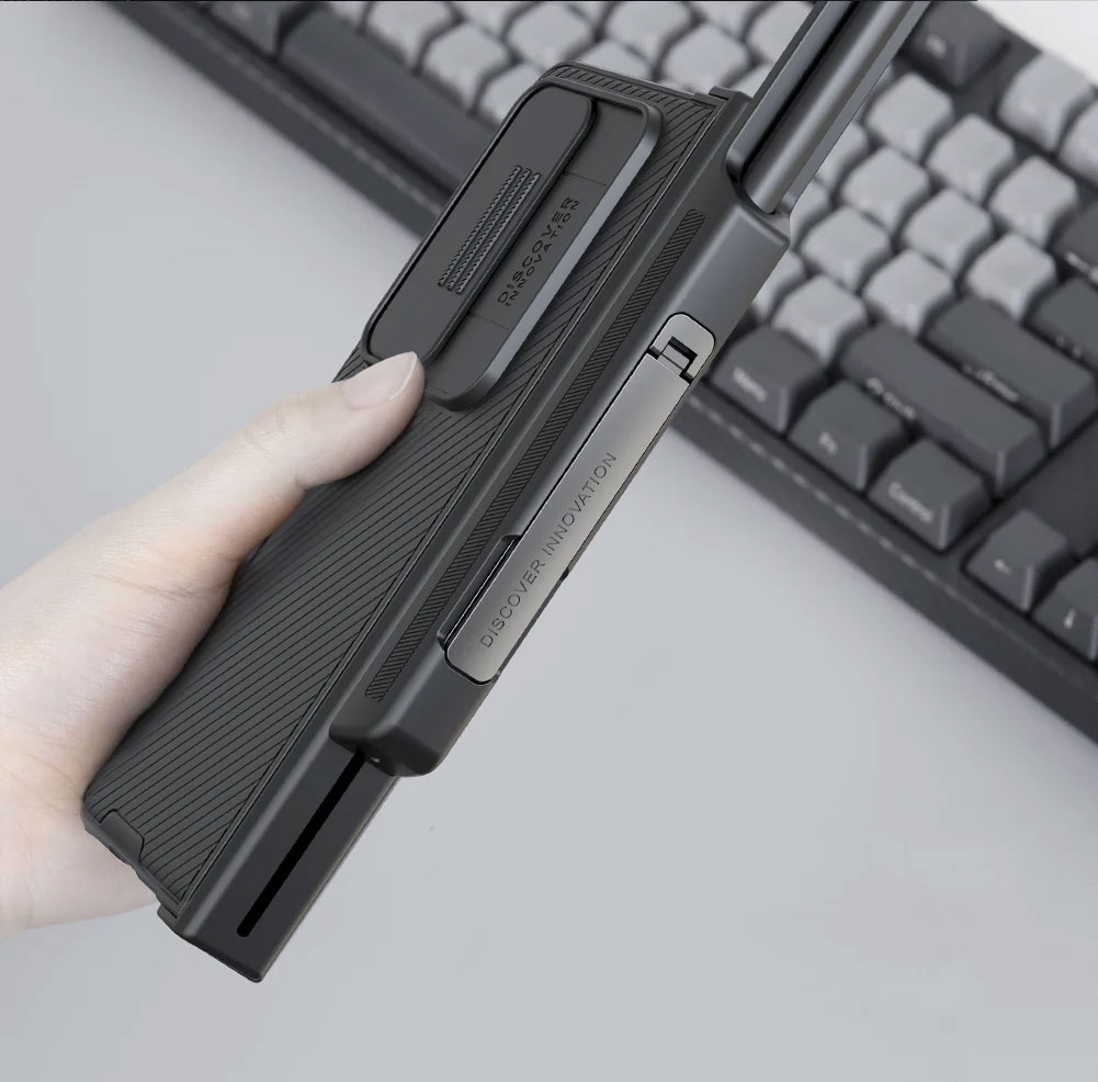 Coque Antichoc NILLKIN CamShield Pro avec Étui Amovible pour Stylet S Pen pour Galaxy Z Fold 4