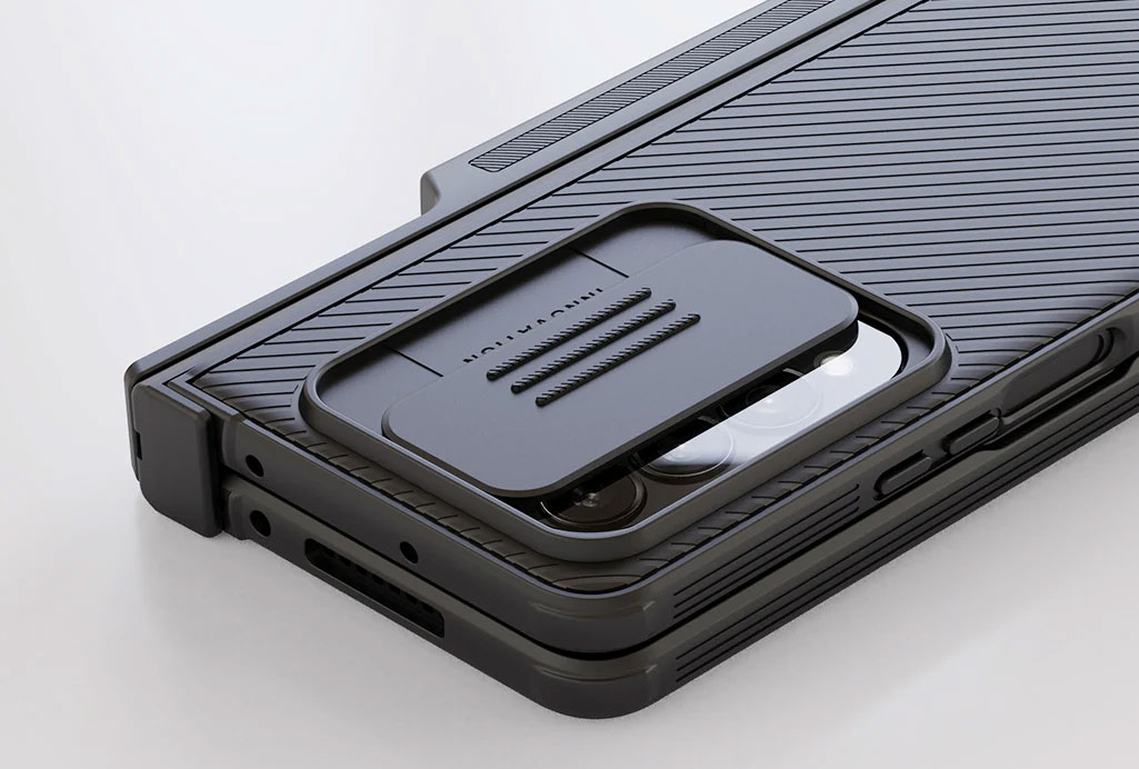 Coque Antichoc NILLKIN CamShield Pro avec Étui Amovible pour Stylet S Pen pour Galaxy Z Fold 4