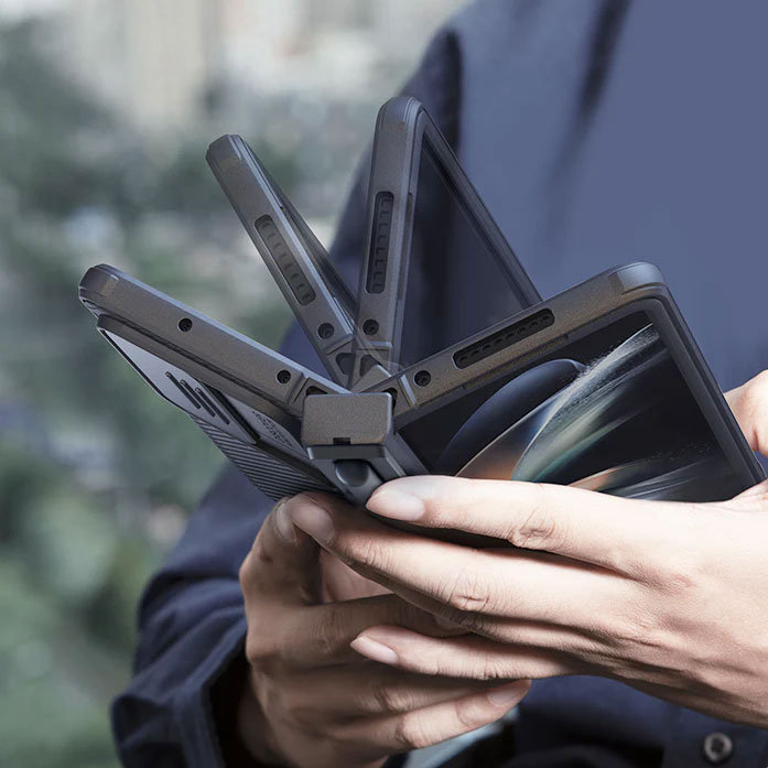 Coque Antichoc NILLKIN CamShield Pro avec Étui Amovible pour Stylet S Pen pour Galaxy Z Fold 4