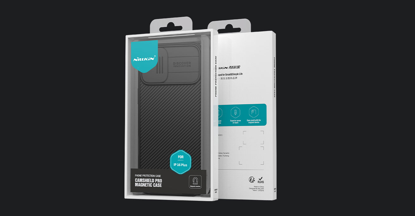 Coque NILLKIN CamShield Pro Magnétique pour iPhone 16 Plus