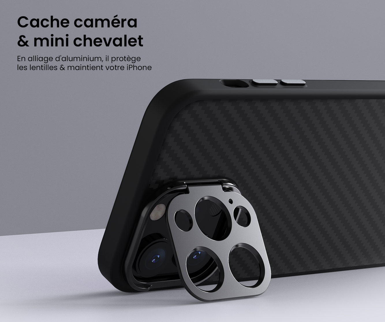 Coque MagSafe NILLKIN CarboProp En Fibre D'Aramide (Kevlar) pour iPhone 14 Pro Max