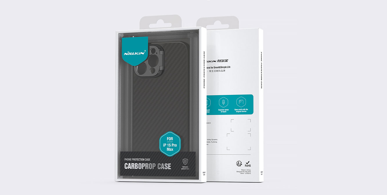 Coque MagSafe NILLKIN CarboProp En Fibre D'Aramide (Kevlar) pour iPhone 15 Pro Max