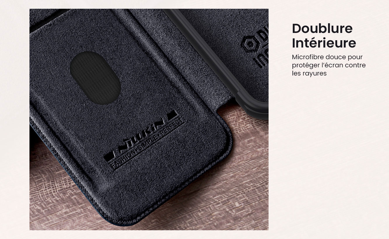 Étui NILLKIN Qin Pro Leather Série pour Galaxy A55