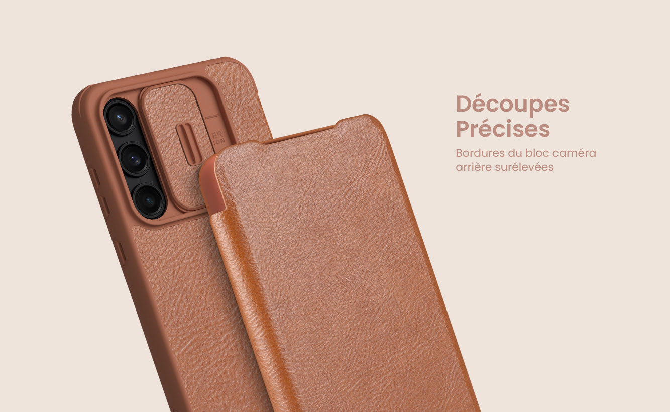 Étui NILLKIN Qin Pro Leather Série pour Galaxy A55