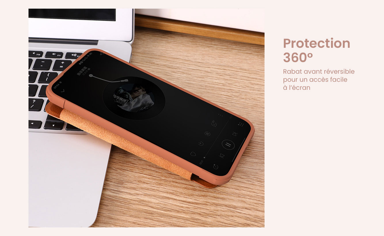 Étui NILLKIN Qin Pro Leather Série pour Galaxy A55