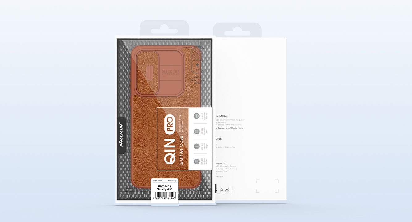 Étui NILLKIN Qin Pro Leather Série pour Galaxy A55