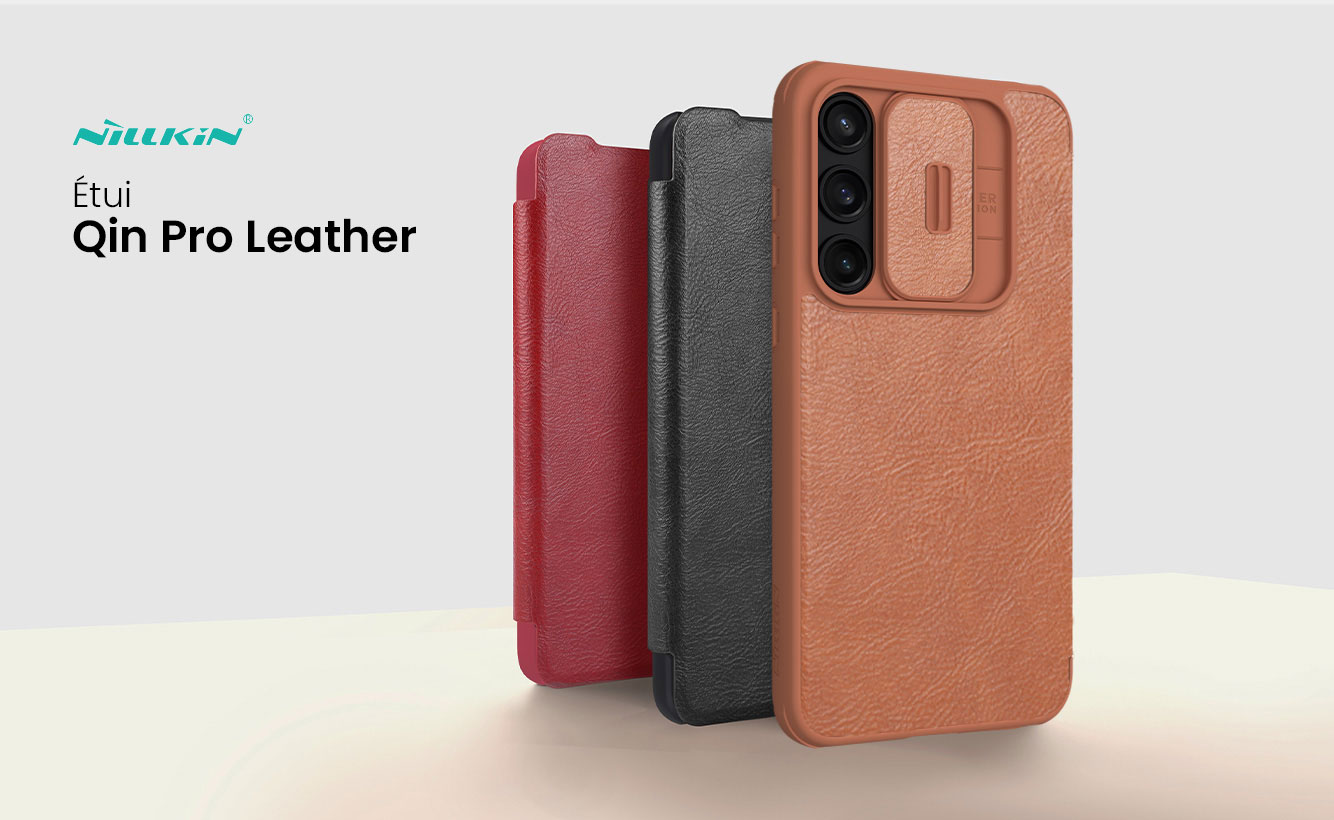 Étui NILLKIN Qin Pro Leather Série pour Galaxy A55