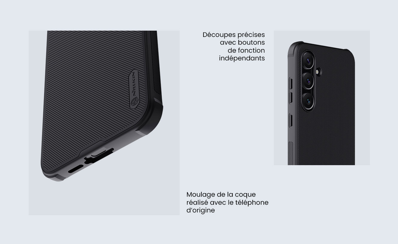 Coque MagSafe NILLKIN Super Frosted Shield Pro Magnétique pour Galaxy A55 5G