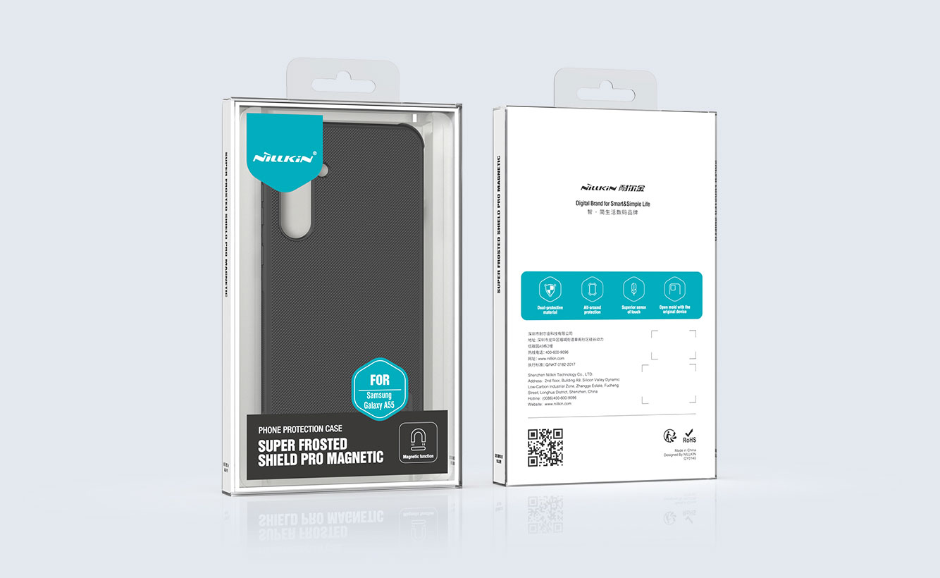Coque MagSafe NILLKIN Super Frosted Shield Pro Magnétique pour Galaxy A55 5G