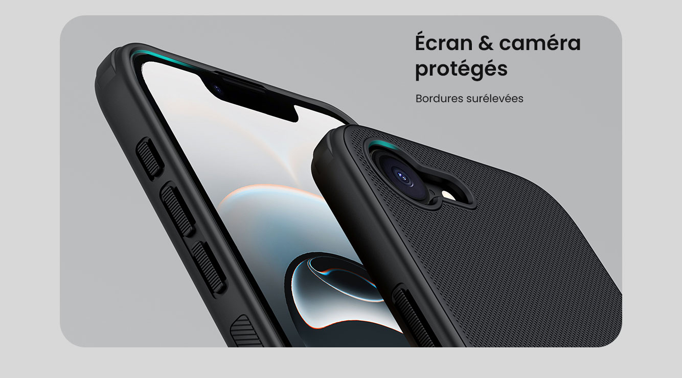 Coque MagSafe NILLKIN Super Frosted Shield Pro pour iPhone 16e