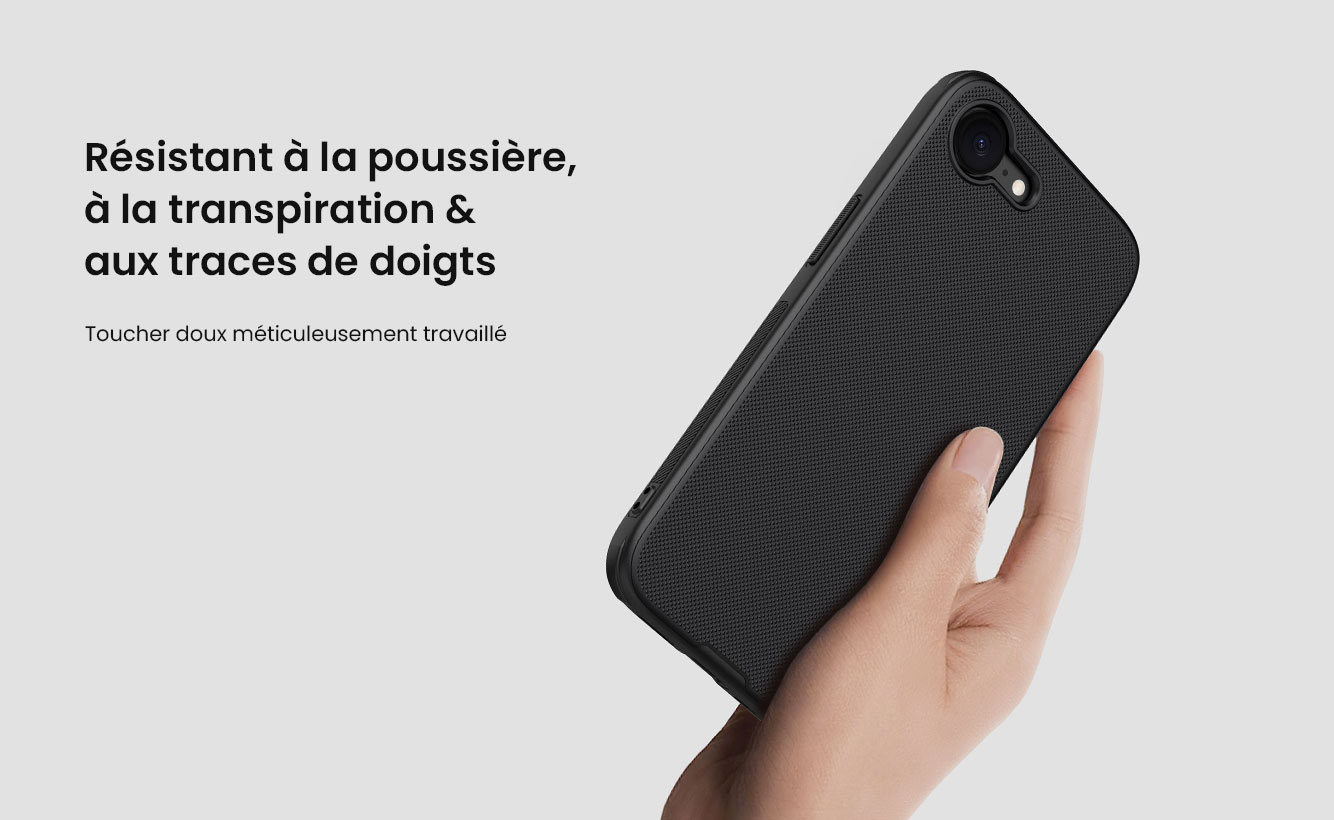 Coque MagSafe NILLKIN Super Frosted Shield Pro pour iPhone 16e