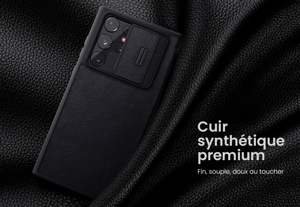 Étui NILLKIN Qin Pro Leather pour Galaxy S23 Ultra 5G