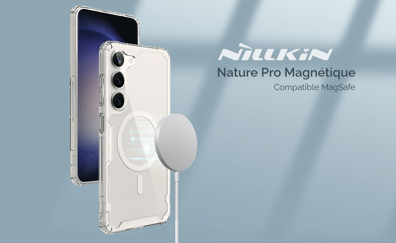 Coque Transparente NILLKIN Nature Pro Magnétique pour Galaxy S23 5G