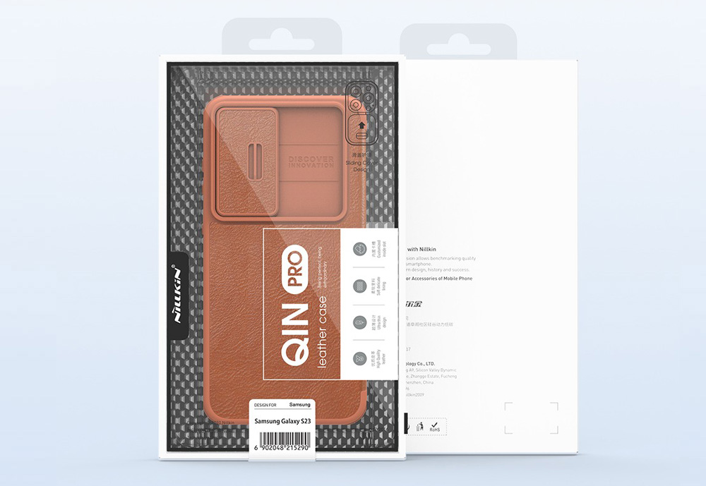 Étui NILLKIN Qin Pro Leather Série pour Galaxy S23