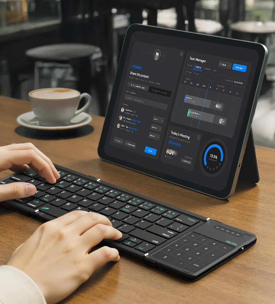 Clavier Bluetooth Pliable NILLKIN Magic Cube | 64 Touches QWERTY