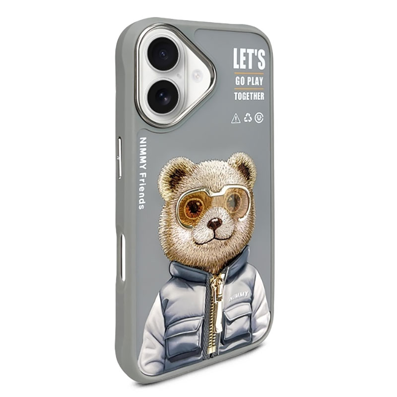 Coque NIMMMY x NIMMY FRIENDS Cool Cute Bear pour iPhone 16