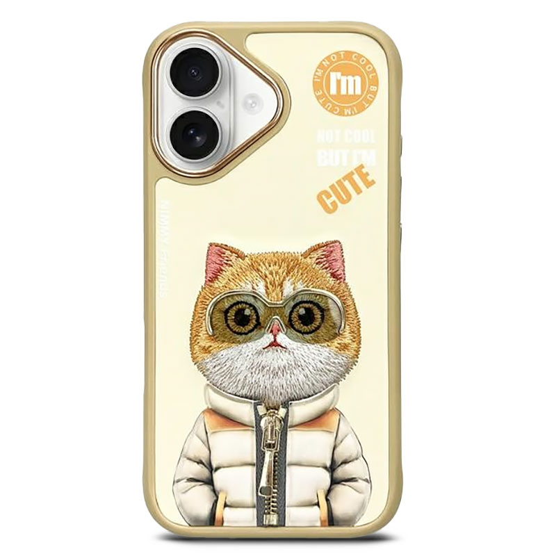 Coque NIMMMY x NIMMY FRIENDS Cool Cute Cat pour iPhone 16