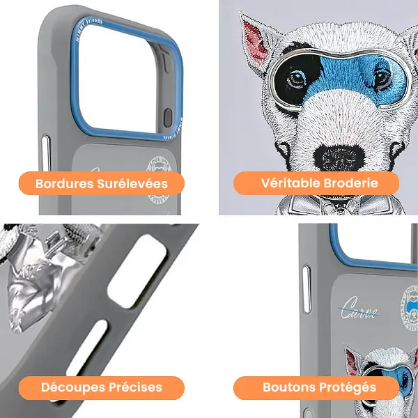 Coque NIMMMY x NIMMY FRIENDS Cool Cute Dog pour iPhone 17 Pro Max