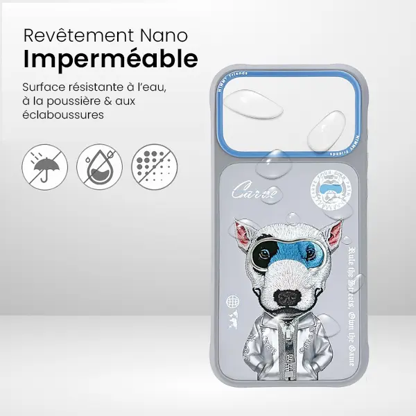 Coque NIMMMY x NIMMY FRIENDS Cool Cute Dog pour iPhone 17 Pro Max