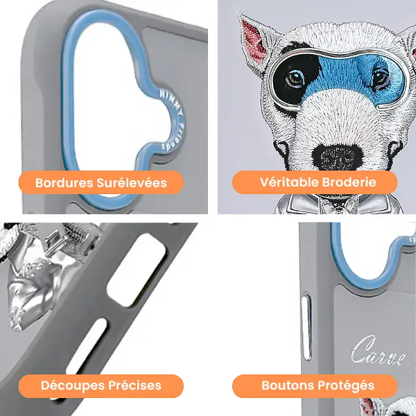 Coque NIMMMY x NIMMY FRIENDS Cool Cute Dog pour iPhone 17