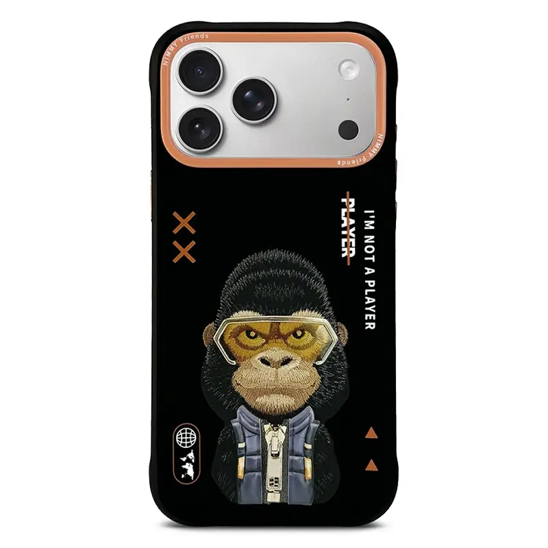 Coque NIMMY x NIMMY FRIENDS Cool Cute Gorilla pour iPhone 17 Pro Max