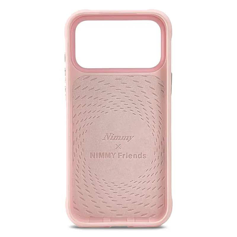 Coque NIMMMY x NIMMY FRIENDS Cool Cute Pink Cat pour iPhone 17 Pro Max
