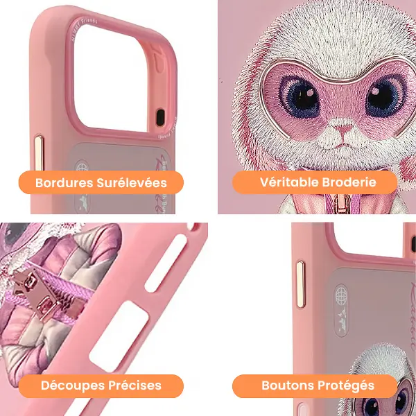 Coque NIMMY x NIMMY FRIENDS Cool Cute Rabbit pour iPhone 17 Pro Max
