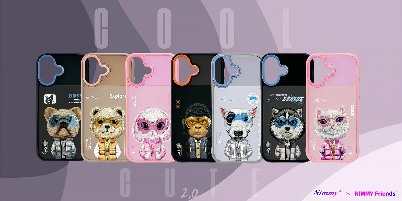 Coque NIMMY x NIMMY FRIENDS Cool Cute Rabbit pour iPhone 17