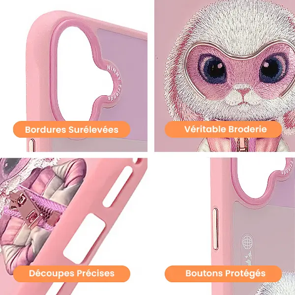 Coque NIMMY x NIMMY FRIENDS Cool Cute Rabbit pour iPhone 17