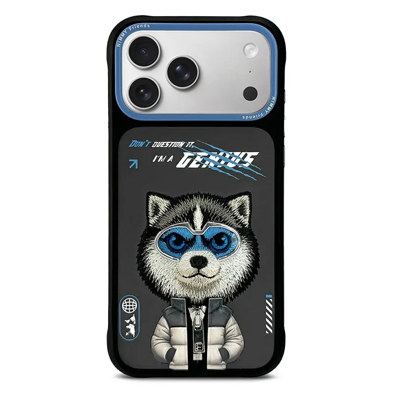 Coque NIMMY x NIMMY FRIENDS Cool Cute Wolf pour iPhone 17 Pro Max