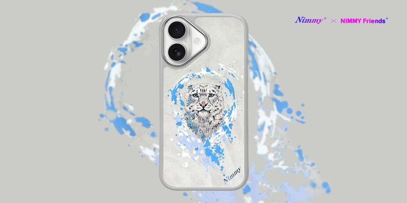 Coque MagSafe NIMMMY x NIMMY FRIENDS Panther avec Broderie 3D pour iPhone 16
