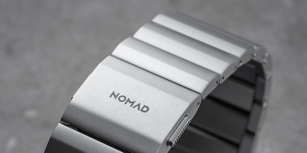 Bracelet à Maillons NOMAD Aluminium Band pour Apple Watch