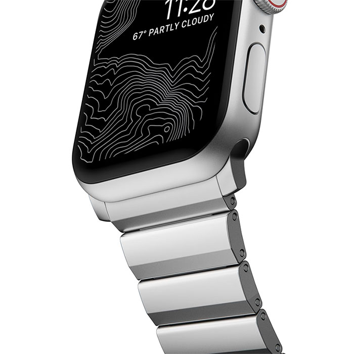 Bracelet à Maillons NOMAD Aluminium Band pour Apple Watch