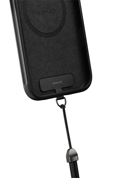 Coque MagSafe NOMAD Modern Leather Case pour iPhone 17 Pro - Coloris Noir