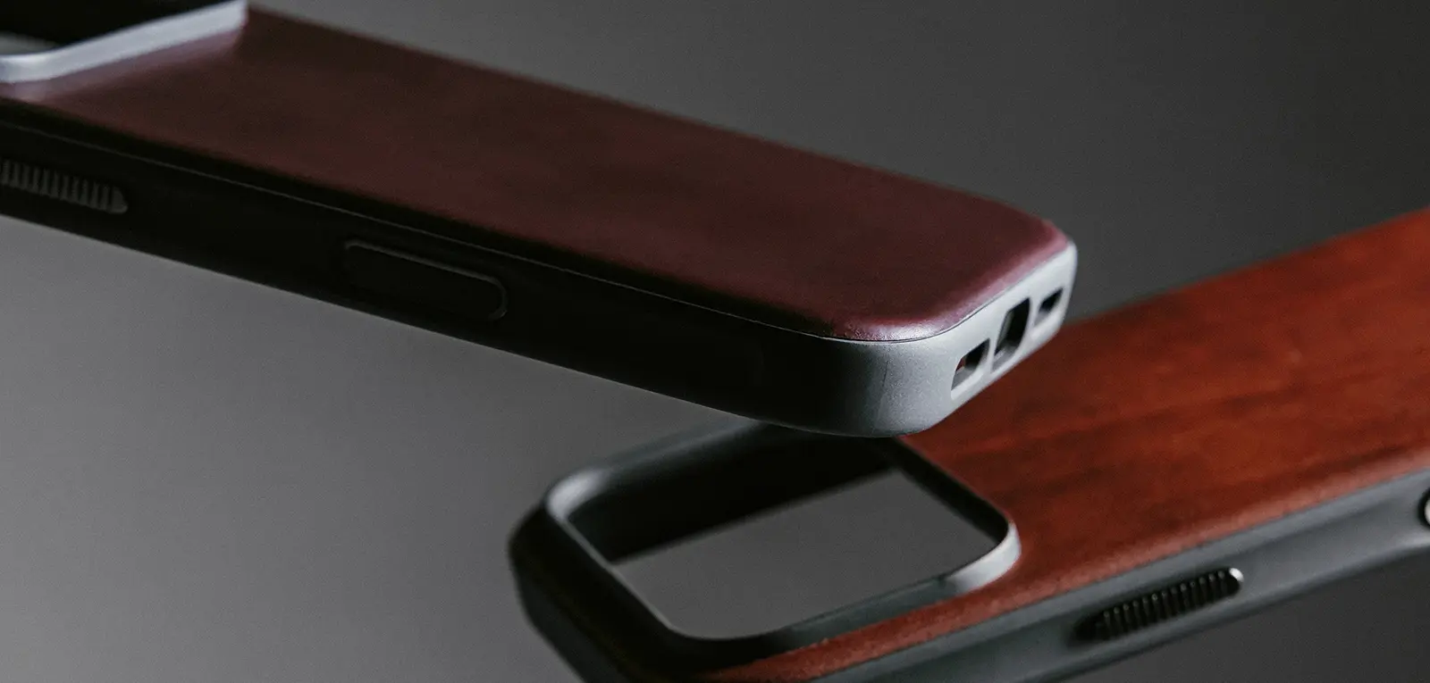 Coque MagSafe NOMAD Modern Leather Case en Cuir HORWEEN pour iPhone 17 Pro