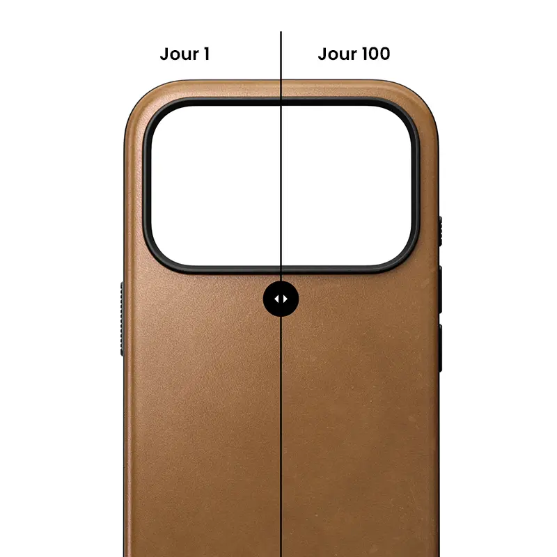 Coque MagSafe NOMAD Modern Leather Case pour iPhone 17 Pro Max - Coloris Camel