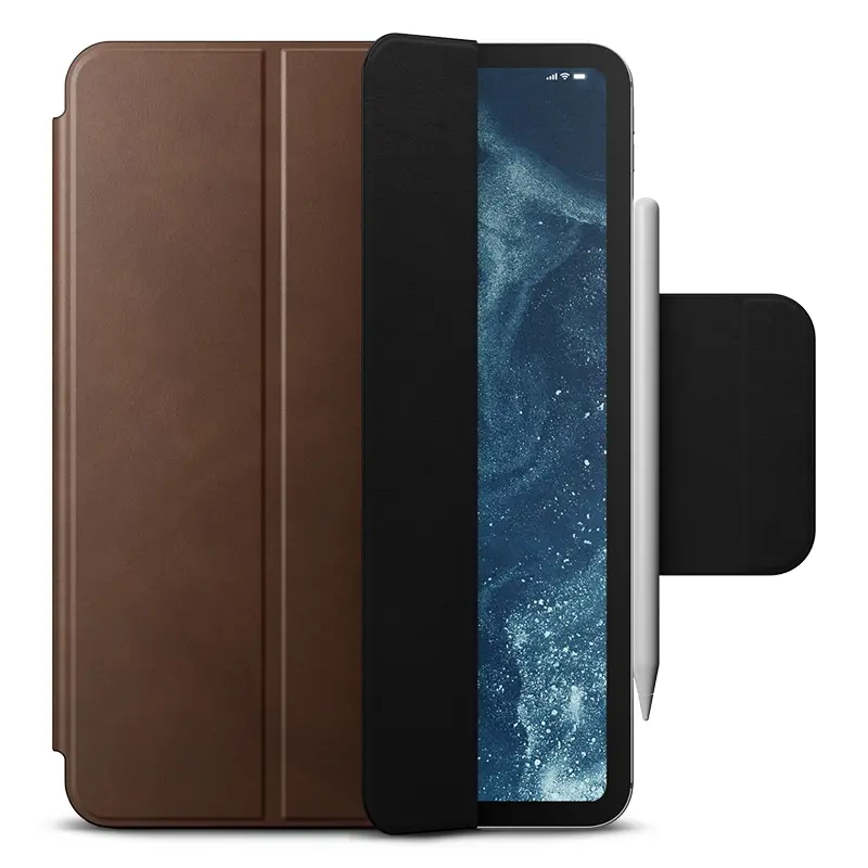 Étui Folio NOMAD Modern Leather Folio pour iPad Pro 13 Pouces 2024 - Coloris Marron