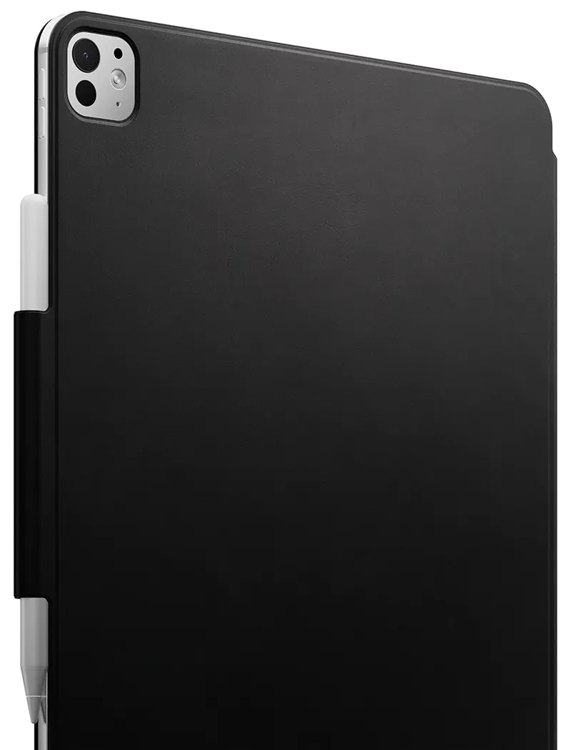 Étui Folio NOMAD Modern Leather Folio pour iPad Pro 13 Pouces 2024 - Coloris Noir