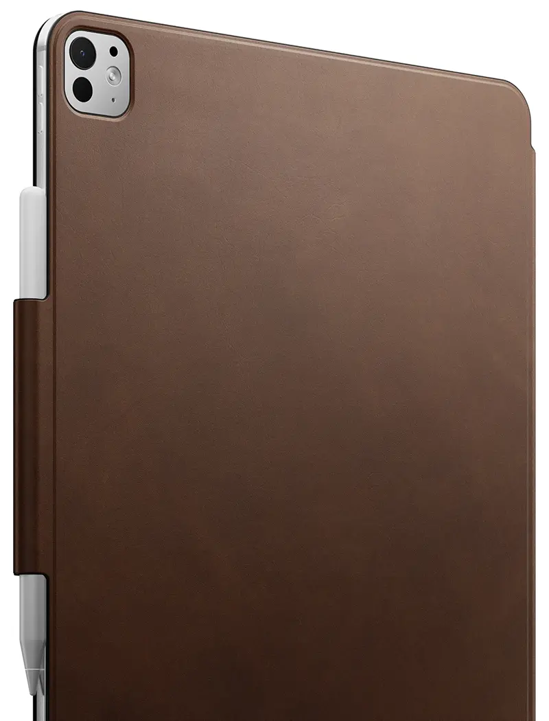 Étui Folio NOMAD Modern Leather Folio pour iPad Pro 13 Pouces 2024 - Coloris Marron