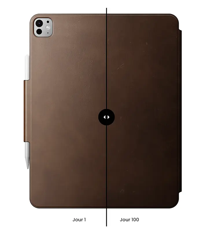 Étui Folio NOMAD Modern Leather Folio pour iPad Pro 11 Pouces 2024 - Coloris Marron