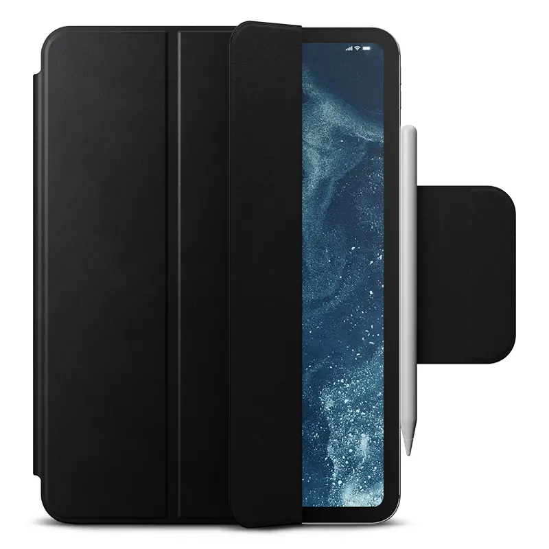 Étui Folio NOMAD Modern Leather Folio pour iPad Pro 13 Pouces 2024 - Coloris Noir