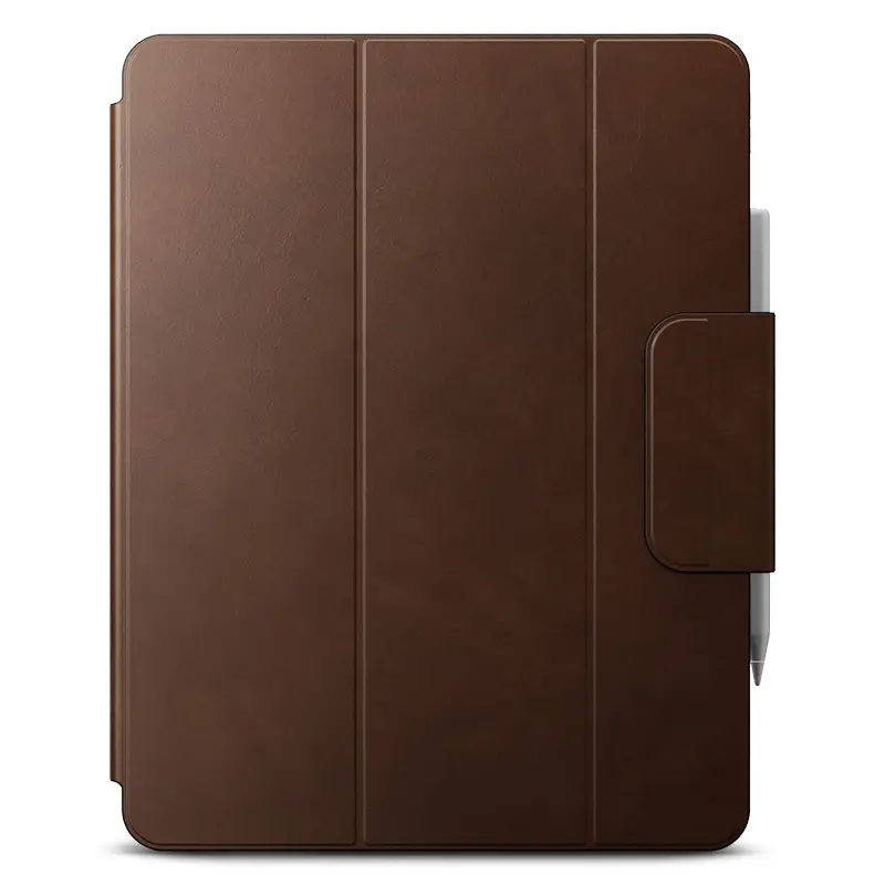 Étui Folio NOMAD Modern Leather Folio pour iPad Pro 13 Pouces 2024 - Coloris Marron