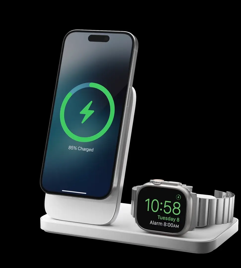 Station Induction MagSafe NOMAD Stand One Max V4 Blanc