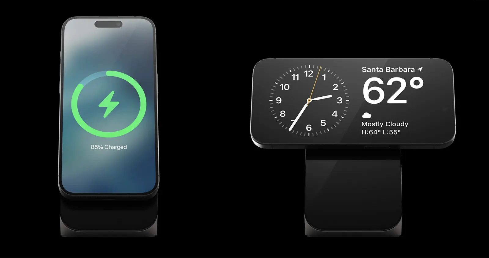 Station Induction MagSafe NOMAD Stand One V4 Noir