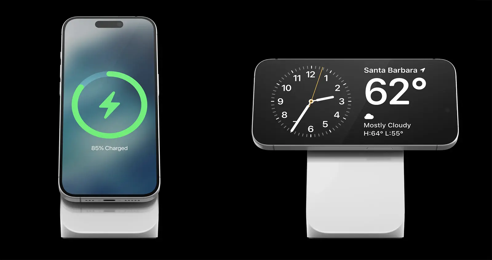 Station Induction MagSafe NOMAD Stand One V4 Blanc