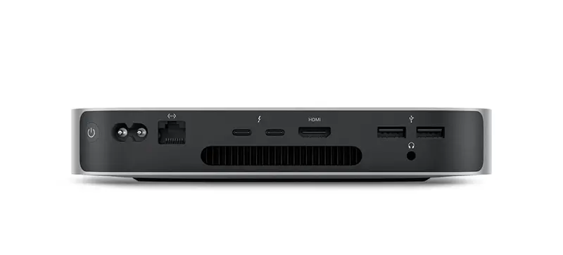 Apple Mac mini M2 - ports et connectique arrière